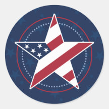USA Stars Streifen Flag Sticker