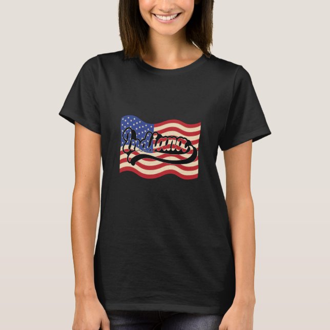 USA State America Indiana T-Shirt (Vorderseite)