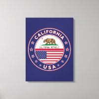 USA_STATES - WITH_FLAG_California_circle_with_flag
