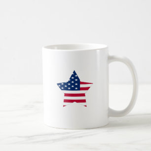 USA-Stern-amerikanische Flagge Tasse