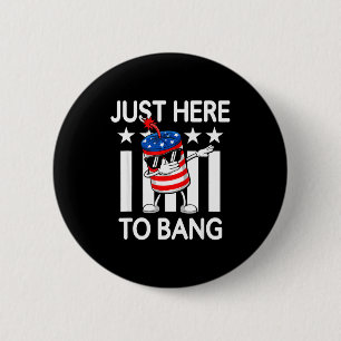 Usa Sterne patriotischer Memorial Day Dabbing Feue Button