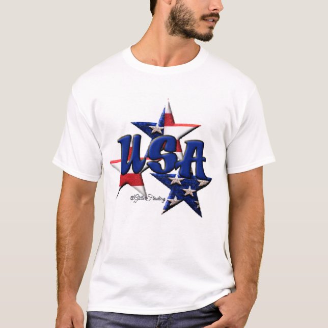 USA-Sterne T-Shirt (Vorderseite)