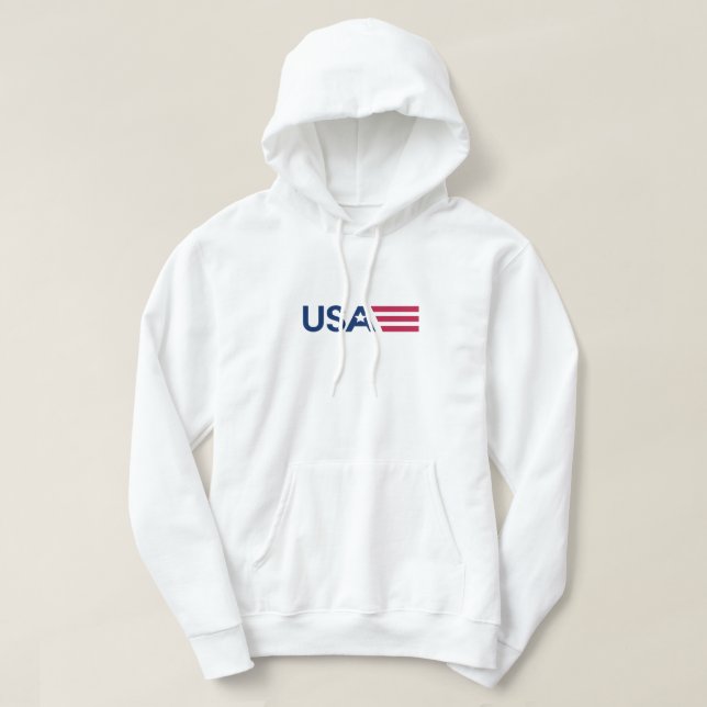 USA Sternenbanner Hoodie (Design vorne)