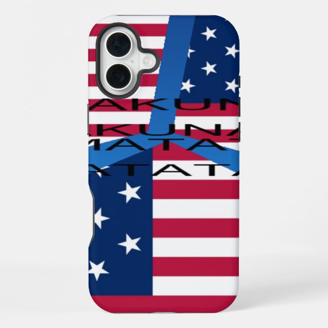 USA Sternenbanner  iPhone Hülle (Rückseite)