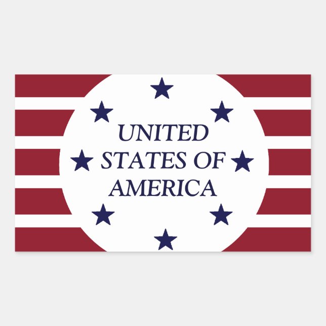 USA STICKER (Vorderseite)