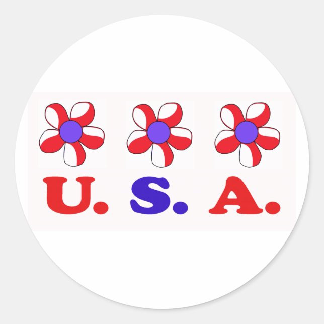 USA Stickers (Vorderseite)