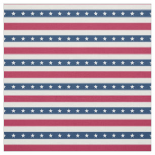 USA Streifen & Sterne (kleine horizontale Wiederho Stoff