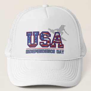 USA Surfer Independence Day Trucker Hats Truckerkappe
