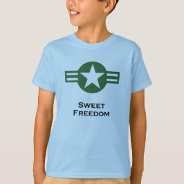 USA Sweet Freedom Green T-Shirt