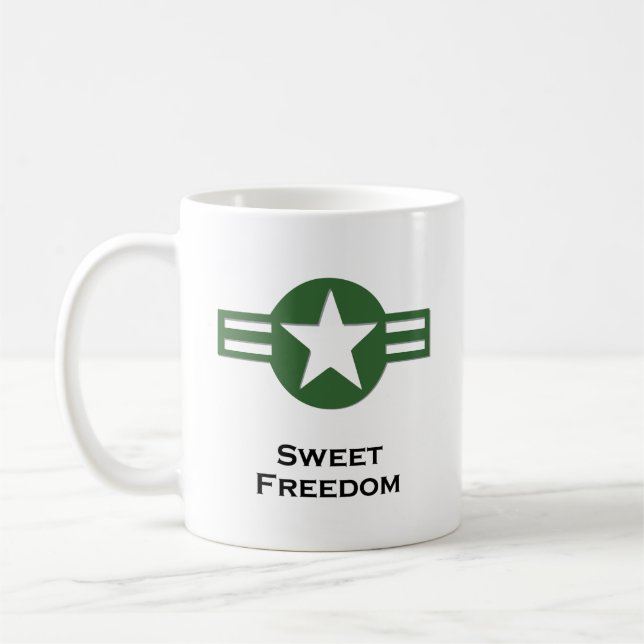 USA Sweet Freedom Green Tasse (Links)