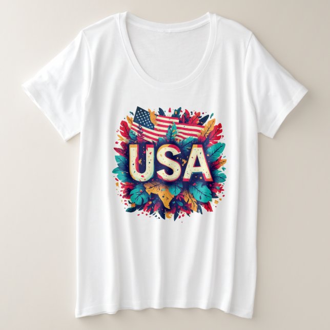 USA T-Shirt (Design vorne)