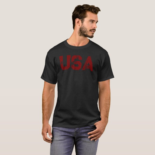 USA T - SHIRT (Vorne ganz)