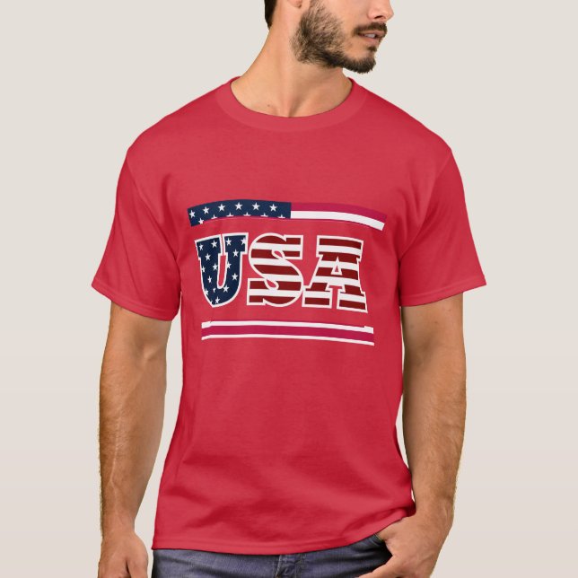 USA T - SHIRT (Vorderseite)