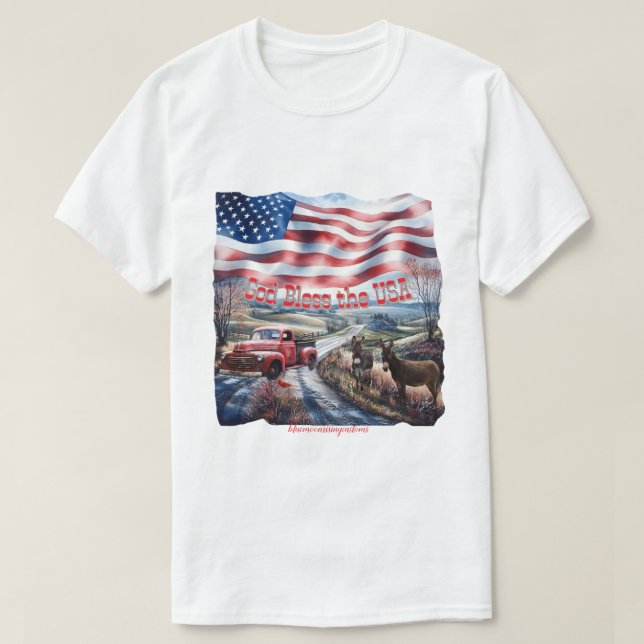USA T-Shirt (Design vorne)