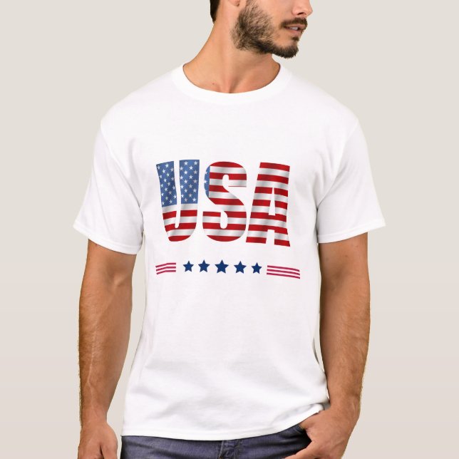 USA T - SHIRT (Vorderseite)