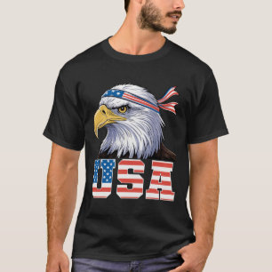 USA T-Shirt Amerikanische Flagge Männer Frauen Kin