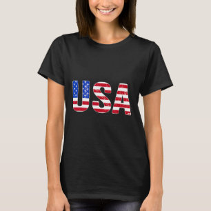 USA T-Shirt patriotisch amerikanische Flagge Männe