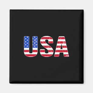USA T-Shirt patriotisch amerikanische Flagge Männe Magnet