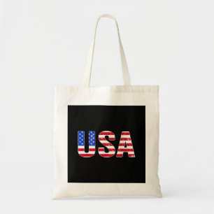 USA T-Shirt Patriotische Amerikanische Flagge Männ Tragetasche