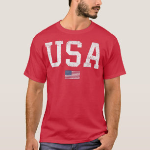 USA T Women Men Kids Patriotic American Flag Juli T-Shirt