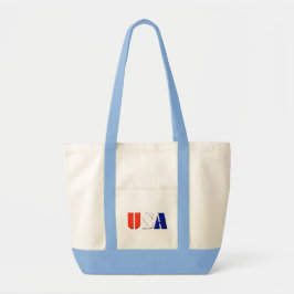 USA-Taschen-Tasche mit hellblauer Ordnung Tragetasche