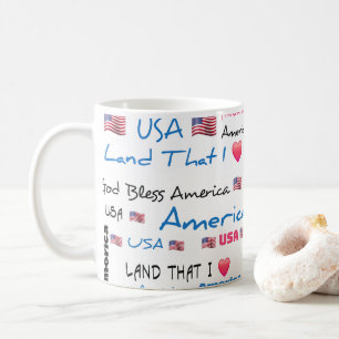 USA-TASSE KAFFEETASSE
