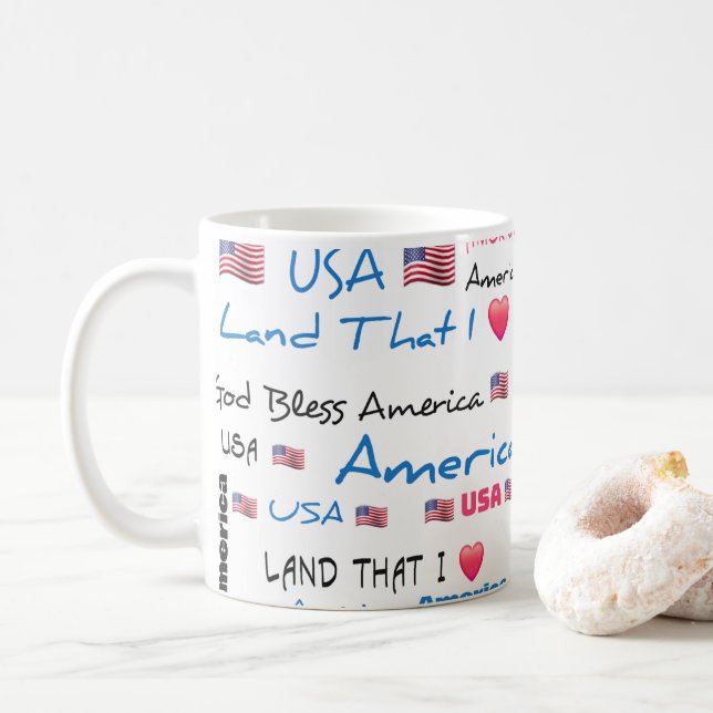 USA-TASSE KAFFEETASSE (Mit Donut)