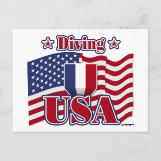 USA Tauchen Postkarte