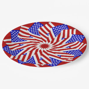 USA Teabag Folding Round 3.Red PAPER PARTY TELLER