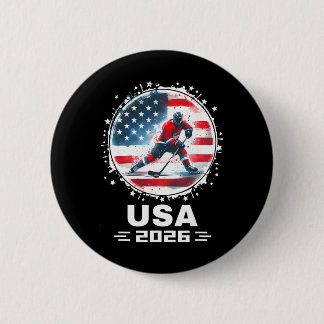 Usa Team 2026 Vereinigte Staaten Amerikanische Fla Button
