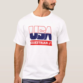 USA Team Reitmännchen Amerikanischer Sport T Sh T-Shirt