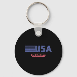 Usa Team Sports Retro Usa Team Amerikanisches Eish Schlüsselanhänger