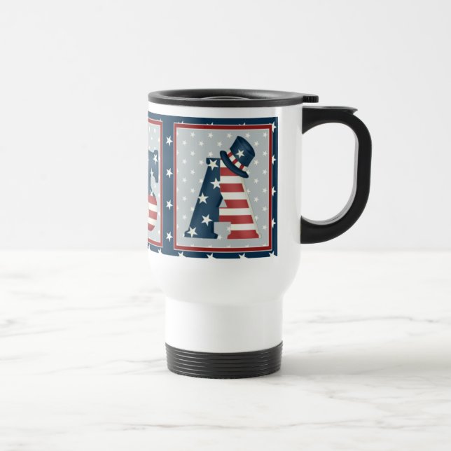 USA Teddy Bears Travel Mug Reisebecher (Rechts)