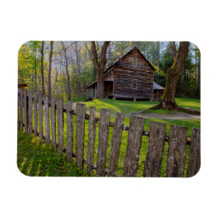 USA, Tennessee, Hütte in Cades Cove Magnet