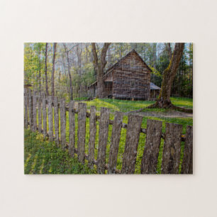 USA, Tennessee, Kabine in Cades Cove Puzzle
