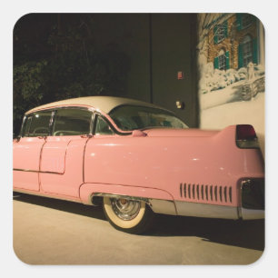 USA, Tennessee, Memphis, Elvis Presley 3 Quadratischer Aufkleber