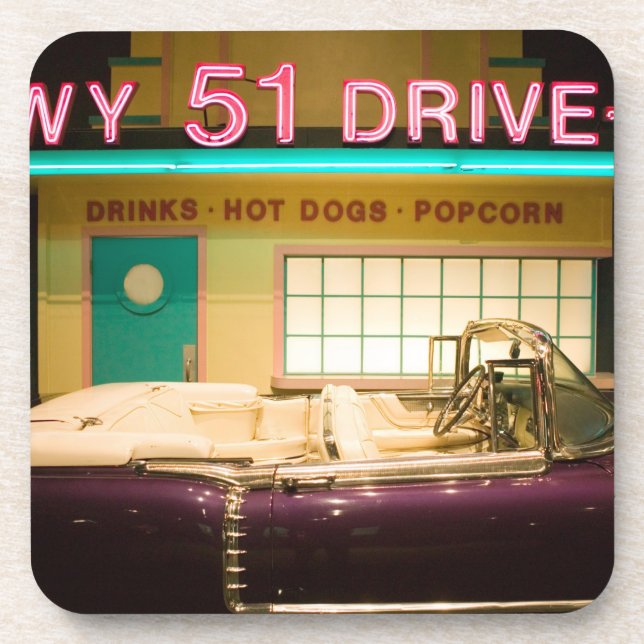 USA, Tennessee, Memphis: Elvis Presley Getränkeuntersetzer (Vorderseite)