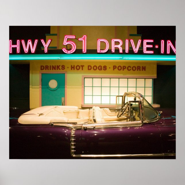 USA, Tennessee, Memphis: Elvis Presley Poster (Vorne)