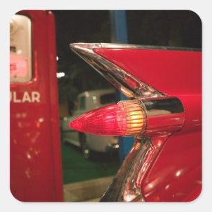 USA, Tennessee, Memphis, Elvis Presley Quadratischer Aufkleber