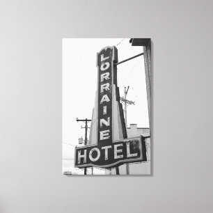 USA, Tennessee, Memphis: Nationale Zivile Rechte Leinwanddruck