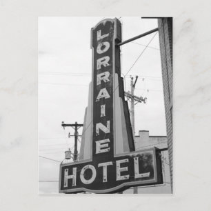 USA, Tennessee, Memphis: Nationale Zivile Rechte Postkarte