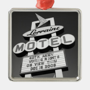 USA, Tennessee, Memphis, nationale zivile Rechte Silbernes Ornament