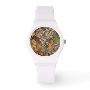 USA, Tennessee, Nahaufnahme der Rinde an einem Bau Armbanduhr