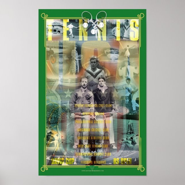 USA Tennis History Poster (Vorne)