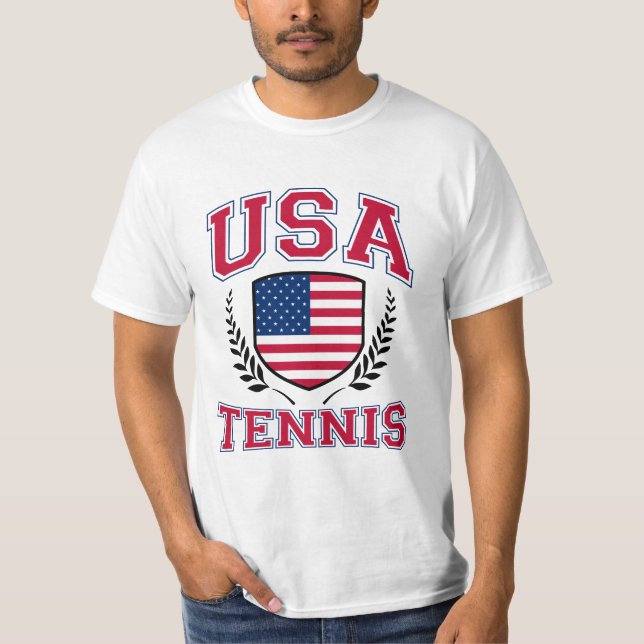 USA-Tennis T-Shirt (Vorderseite)