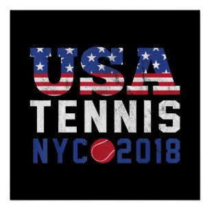 USA Tennis US New York 2018 Open Poster