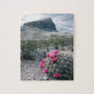 USA, Texas, Big Bend Nationalpark. Blüht Puzzle