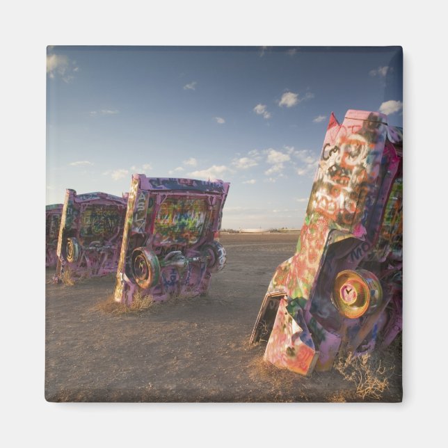 USA, TEXAS, Panhandle Area, Amarillo: Cadillac 2 Magnet (Vorne)