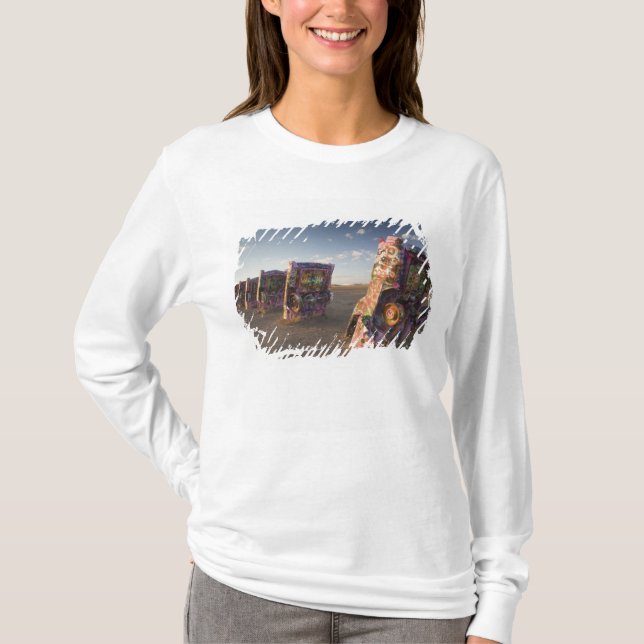 USA, TEXAS, Panhandle Area, Amarillo: Cadillac 2 T-Shirt (Vorderseite)