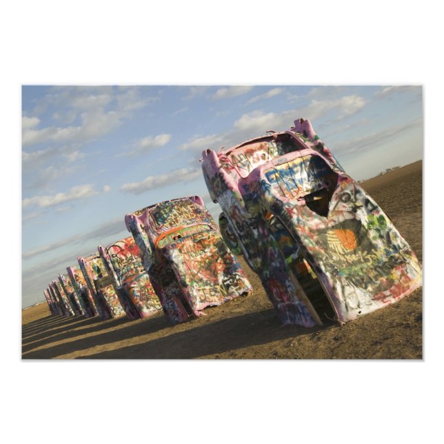 USA, TEXAS, Panhandle Area, Amarillo: Cadillac Fotodruck (Vorne)